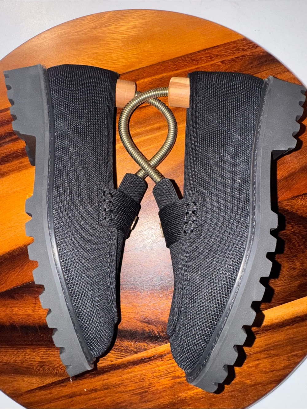 VIVAIA Women’s Black Textured Loafer - Classic Comfort - Picture 5 of 7